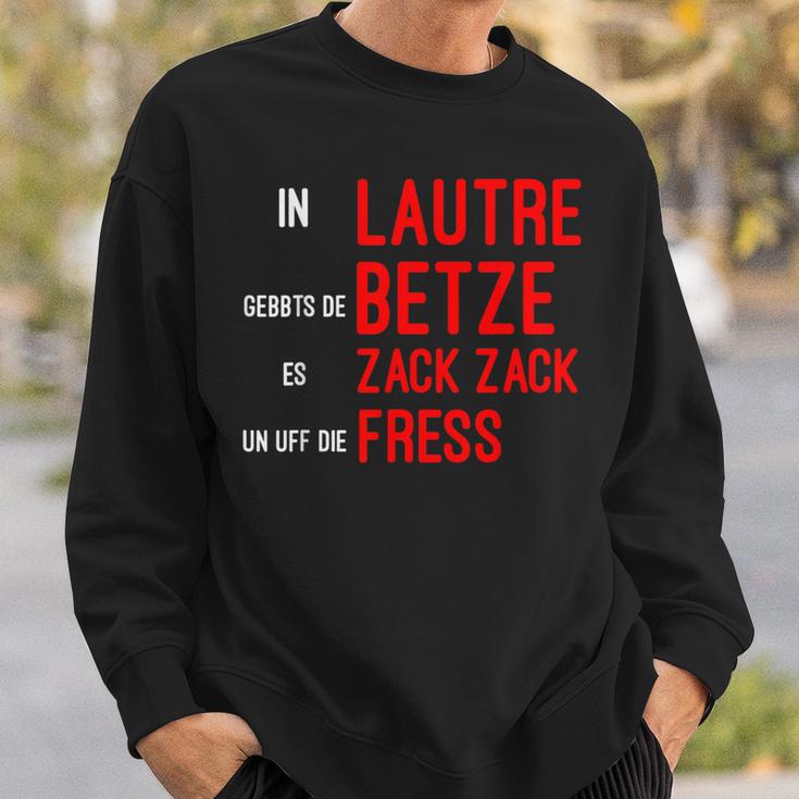 Pfalz Heimatliebe & Betze Fresse Schwarzes Sweatshirt für Lautre Fans Geschenke für Ihn