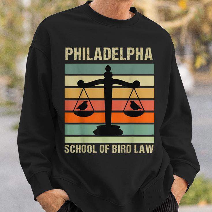 Philadelpha School Of Bird Law Retro Vintage Sweatshirt Gifts for Him