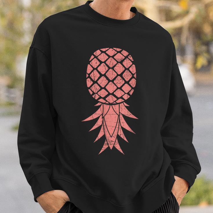 Pineapple Swinger Summer Fruit Gourmetegan Sweatshirt Geschenke für Ihn