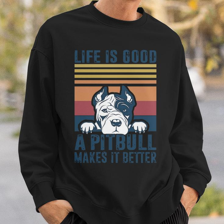 Pitbull For Women Men Girls Dog Dad Dog Mom Pitbull Sweatshirt Gifts for Him