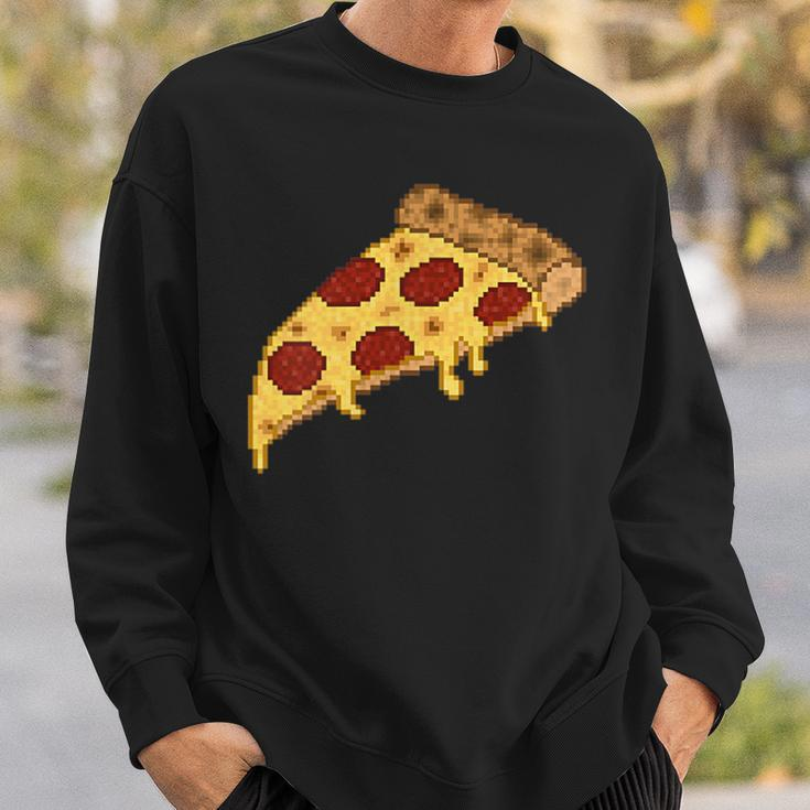 Pixel Pizza Sweatshirt Gifts for Him