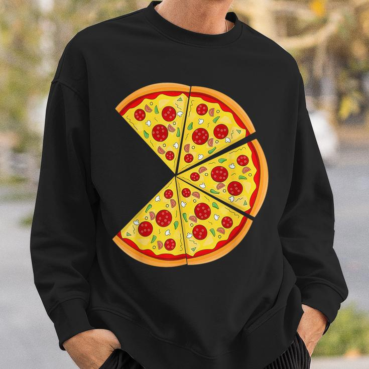 Pizza Pie & Slice Dad And Son Matching Pizza Father's Day Sweatshirt Gifts for Him