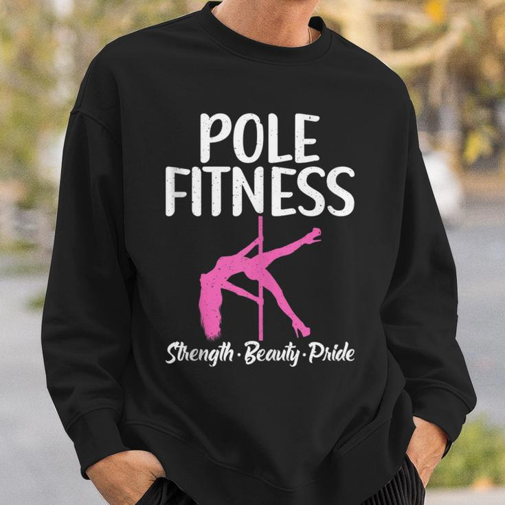 Pole Fitness Strength Beauty Pride Pole Dance Sweatshirt Gifts for Him