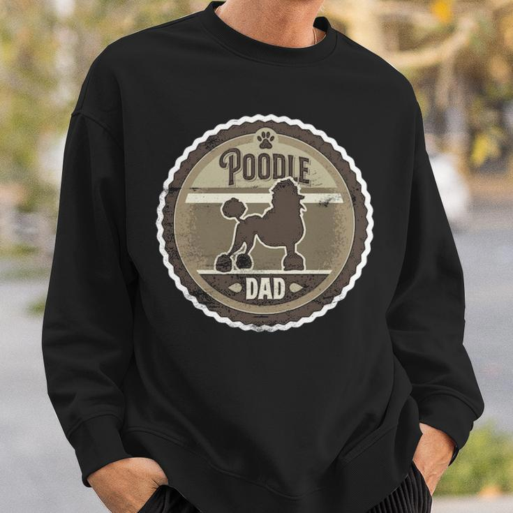 Poodle Dad Standard Poodle Sweatshirt Gifts for Him