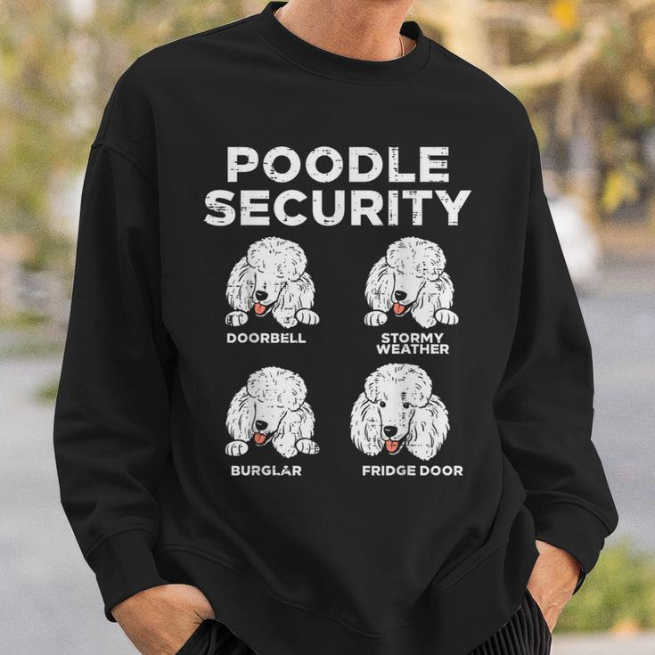 Poodle Security Animal Pet Guard Dog Lover Owner Sweatshirt Gifts for Him