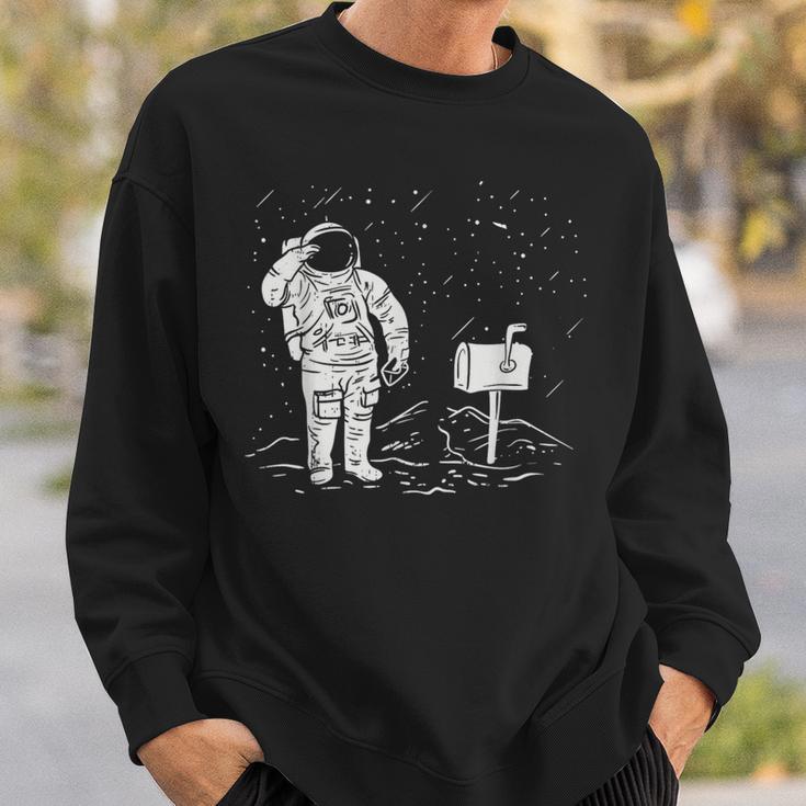 Postal Worker For Delivery Mailman Astronaut Sweatshirt Gifts for Him