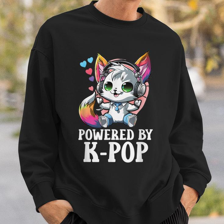 Powered By Kpop Items Bias Raccoon Merch K-Pop Merchandise Sweatshirt Gifts for Him