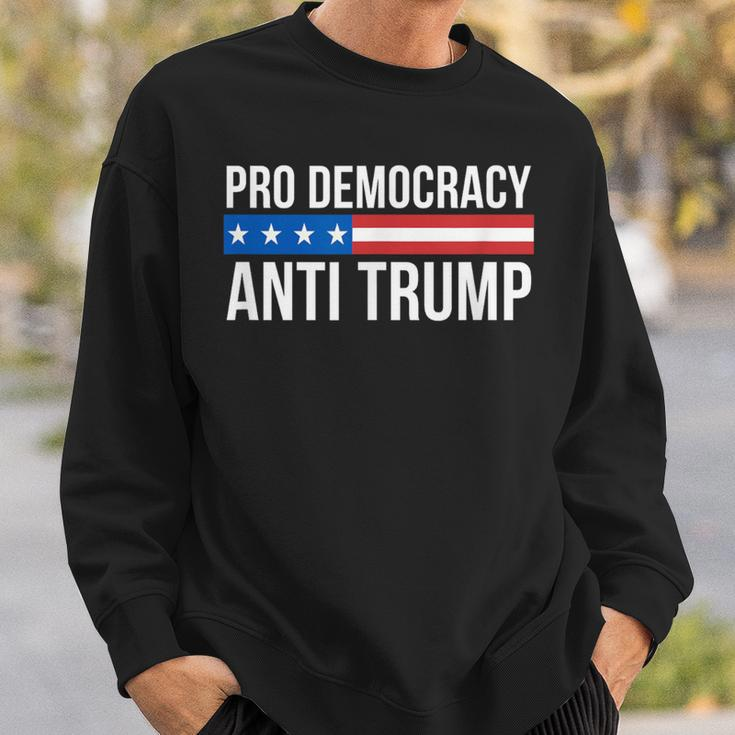 Pro Democracy Anti Trump Sweatshirt Gifts for Him