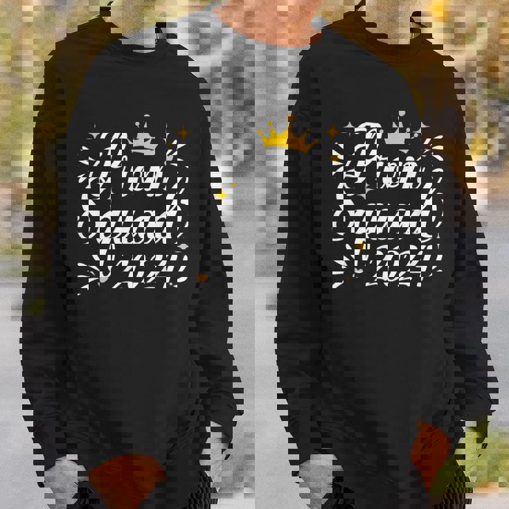 Prom Squad Senior 2024 Prom Graduation Matching Party Sweatshirt Gifts for Him