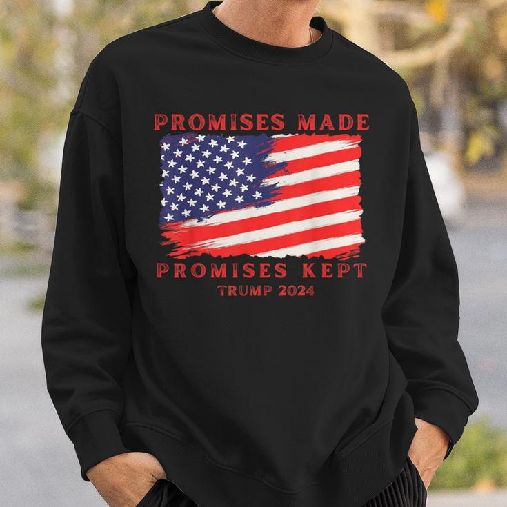 Promises Made Promises Kept Vote Trump 2024 Sweatshirt Gifts for Him