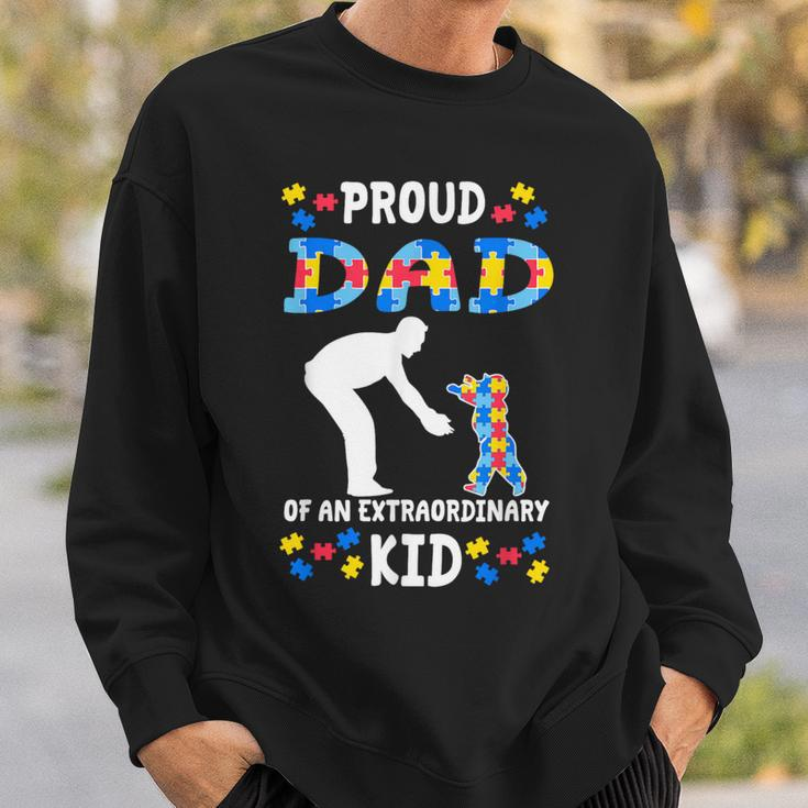 Proud Autism Dad Apparel Matching Autism Awareness Father Sweatshirt Gifts for Him