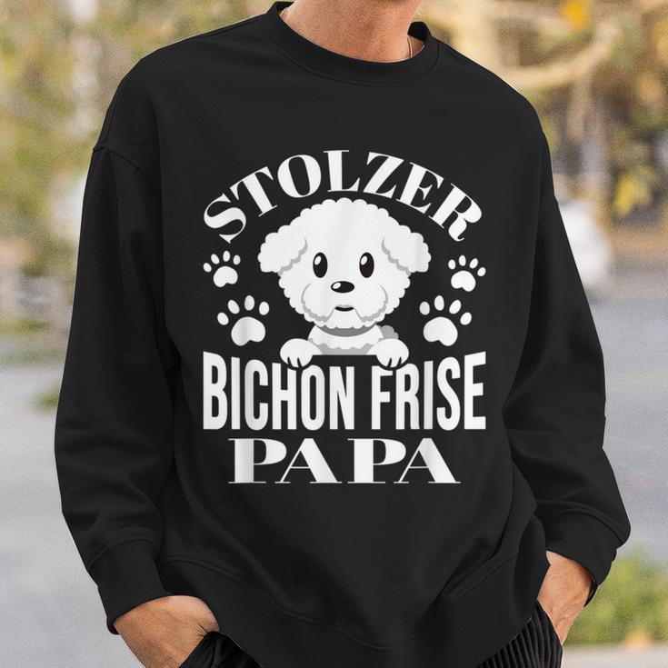 Proud Bichon Frise Papa Bichon Frise Sweatshirt Geschenke für Ihn