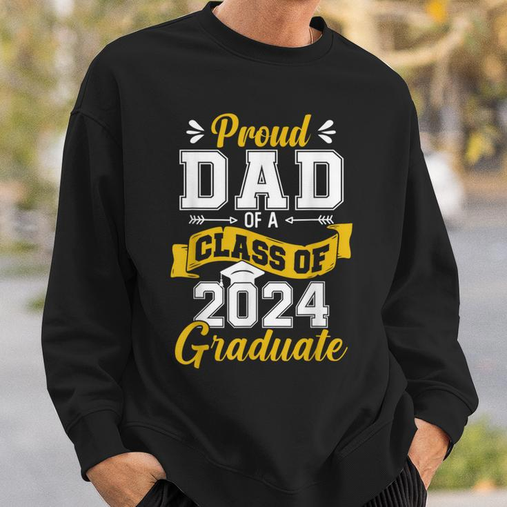 Proud Dad Of A Class Of 2024 Graduate Senior 2024 Graduation Sweatshirt Gifts for Him