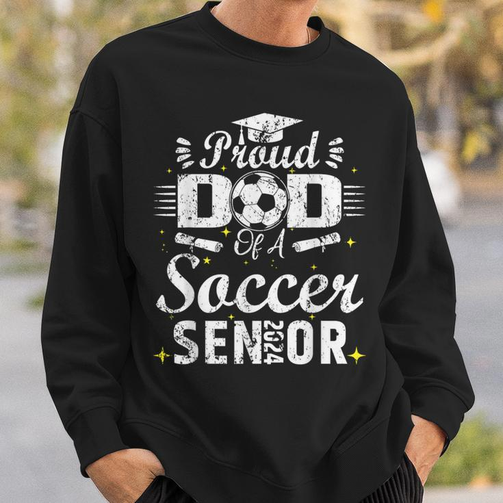 Proud Dad Of A Soccer Senior 2024 Dad Senior Soccer Sweatshirt Gifts for Him