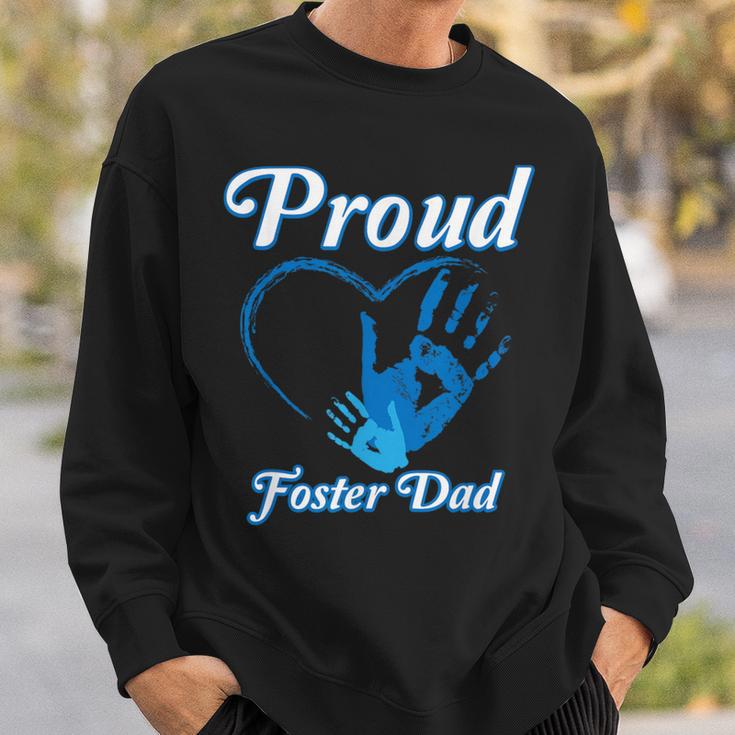 Proud Foster Dad Family National Foster Care Month Sweatshirt Gifts for Him