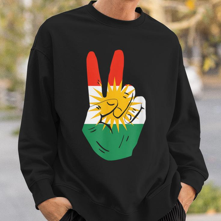 Proud Kurds Kurdistan Kurdische Flagge Peace Sweatshirt Geschenke für Ihn