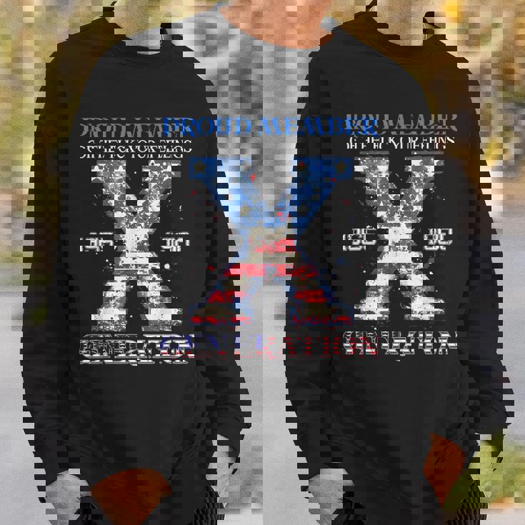 Proud Member Of The Fuck Your Feelings Gen X Usa 4Th Of July Sweatshirt Gifts for Him