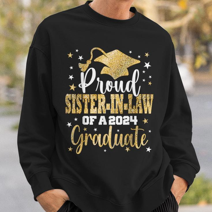 Proud Sister-In-Law Of A 2024 Graduate Class Graduation Sweatshirt Gifts for Him