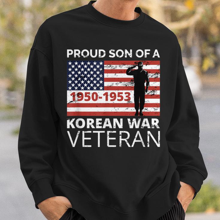 Proud Son Of A Korean War Veteran For Military Sweatshirt Gifts for Him