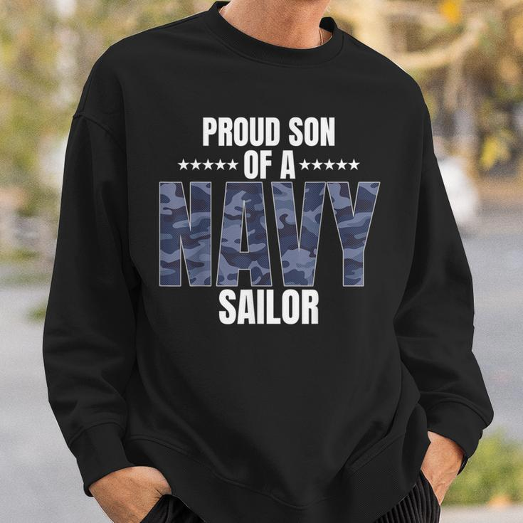 Proud Son Of A Navy Sailor Veteran Day Sweatshirt Gifts for Him