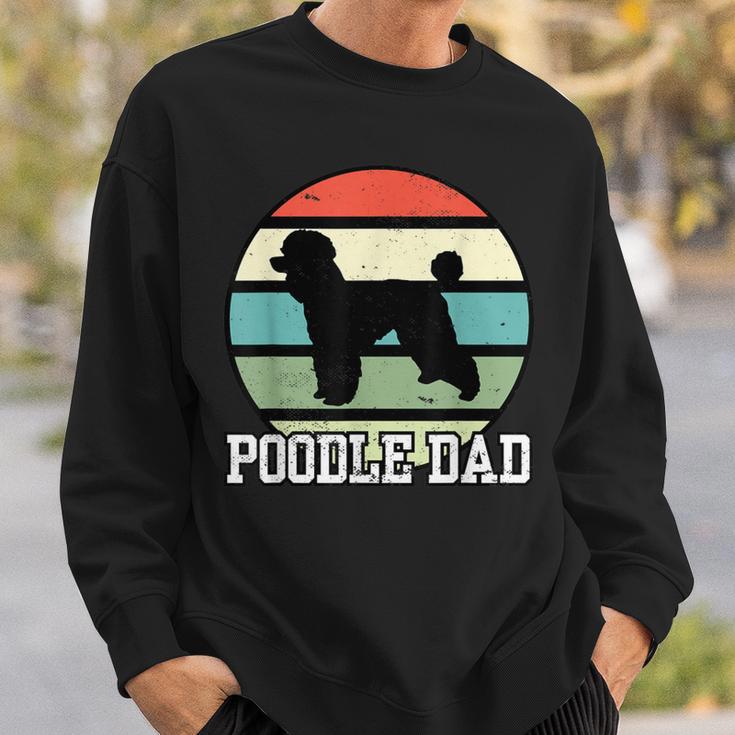 Pudel Papa I Retro Pudel Sweatshirt Geschenke für Ihn