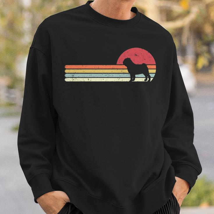 Pug Retro Style Sweatshirt Gifts for Him