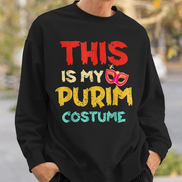 This Is My Purim Costume Happy Purim Jewish Sweatshirt Gifts for Him