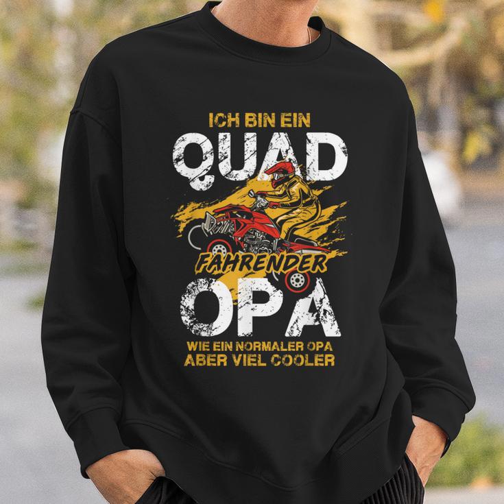 Quad Driving Grandpa Atv Opi Cool Grandad Quad Biker Sweatshirt Geschenke für Ihn