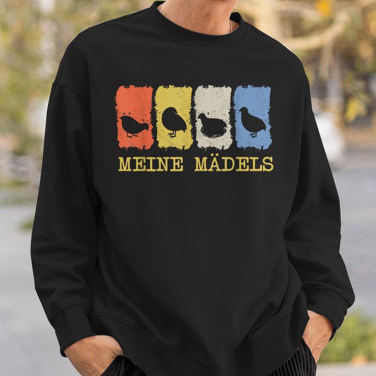 Quails Meine Mädels Quail Helterintage Sweatshirt Geschenke für Ihn