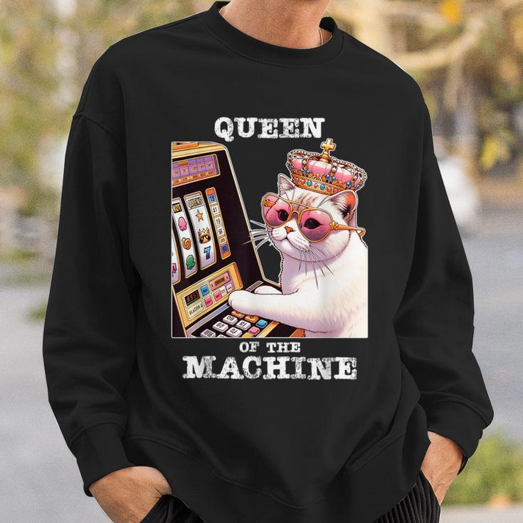 Queen Of The Slot Machine Casino Gambling Lover Sweatshirt Gifts for Him