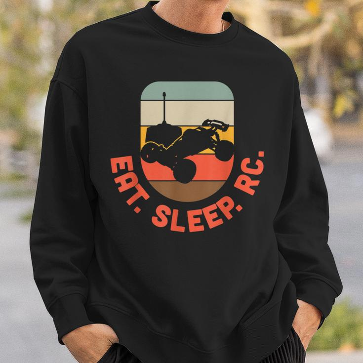 Race Car Radio Control Hobby Eat Sleep Rc Retro Rc Drivers Sweatshirt Gifts for Him