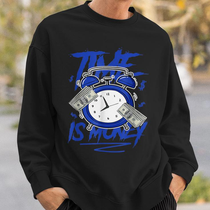 Racer Blue 5S To Match Time Is Money Shoes 5 Racer Blue Sweatshirt Gifts for Him