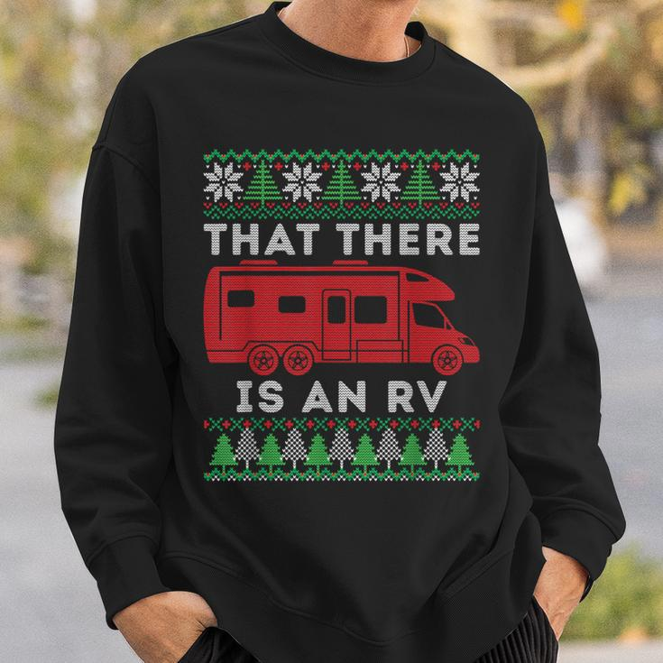 That There Is An Rv Ugly Christmas Camping Holiday Camper Sweatshirt Gifts for Him
