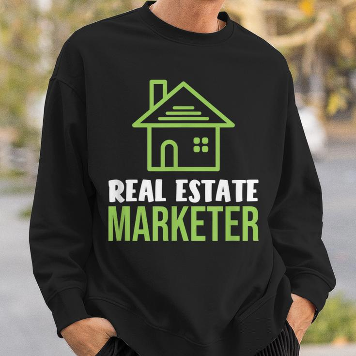 Real Estate Marketer And Realtor For House Hustler Sweatshirt Gifts for Him
