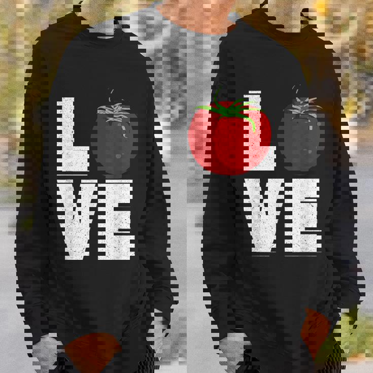 Red Tomato Gardener I Love Gardening I Tomato Sweatshirt Gifts for Him