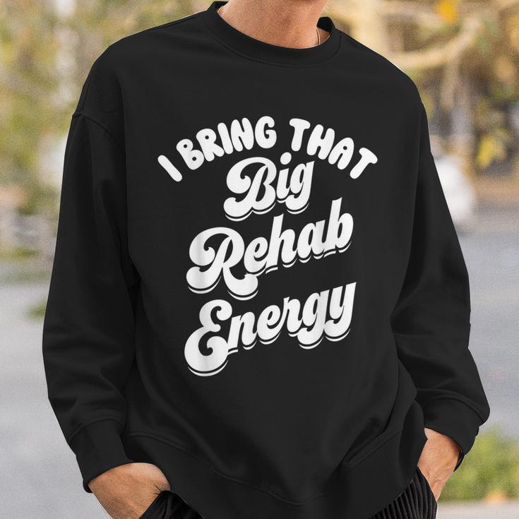 Rehab Team Retro Pt Month Ot Slp Physical Therapy Sweatshirt Gifts for Him