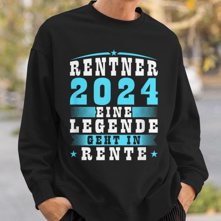 Rentner 2024 Eine Legende Geht In Rente German Sweatshirt Geschenke für Ihn