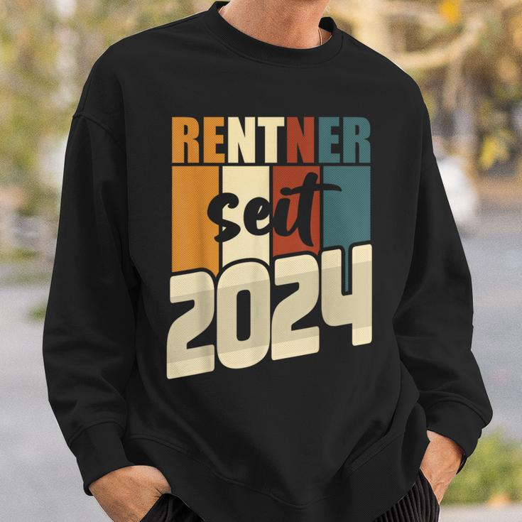 Rentner Seit 2024 German Language Sweatshirt Geschenke für Ihn