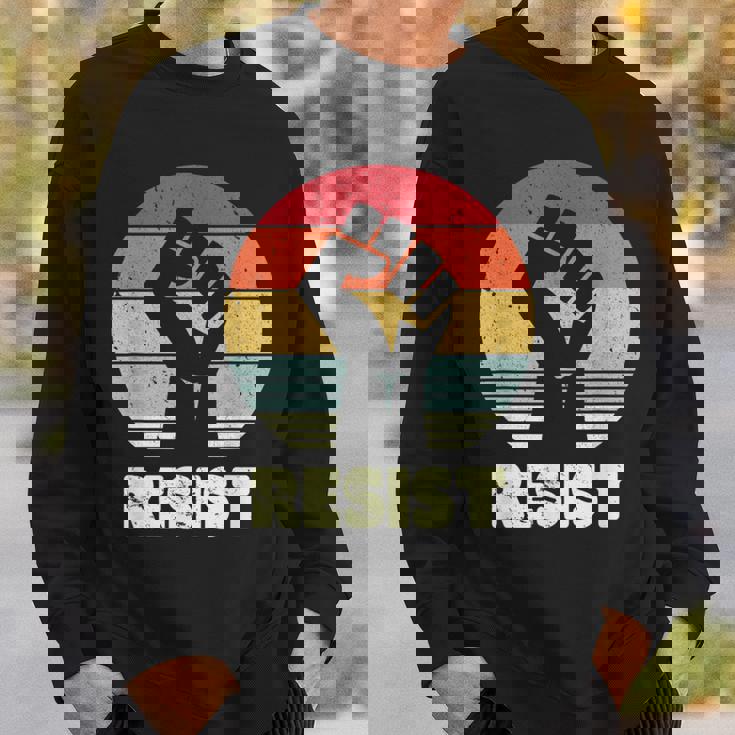 Resist FeministRetro Vintage 70'S Feminism Sweatshirt Gifts for Him