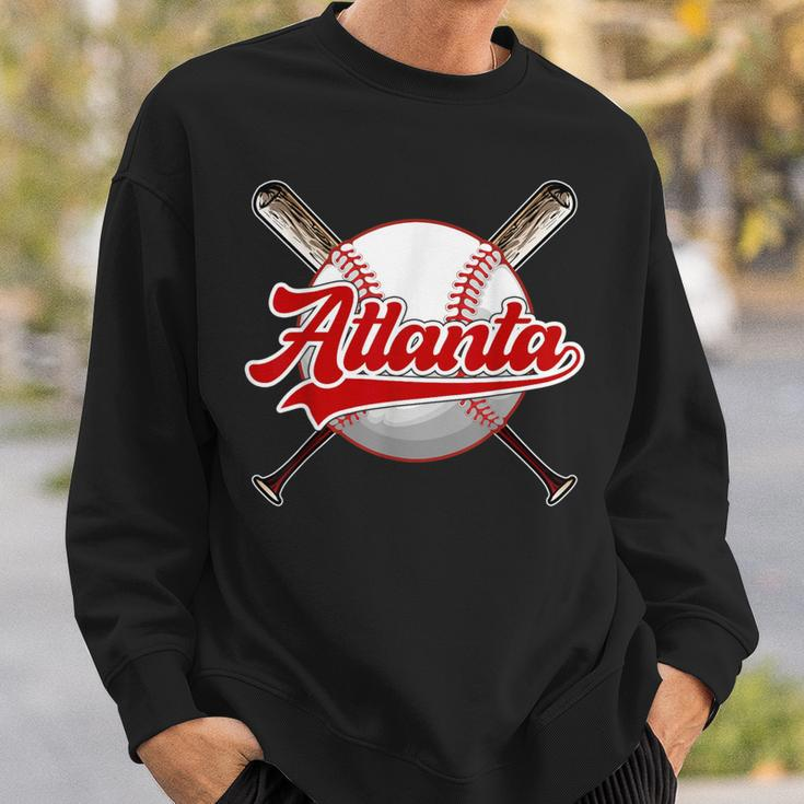 Retro Atlanta Pride Atlanta Strong Im Proud Of Atlanta Sweatshirt Gifts for Him