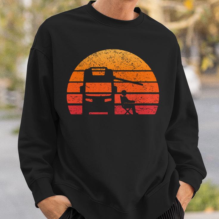 Retro Sunset Rv Camper Motorhome Vintage Sweatshirt Gifts for Him