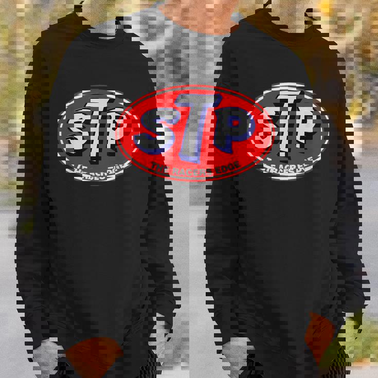 Retro Vintage Gas Station Stp Motor Oil Car Bikes Garage Sweatshirt Gifts for Him