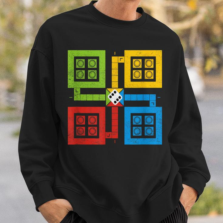 Retro Vintage Ludo Game Classic Game Costume Sweatshirt Gifts for Him