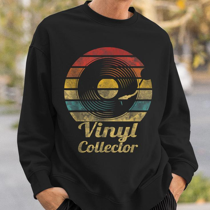 Retro Vinyl Collector Record Player Sweatshirt Gifts for Him