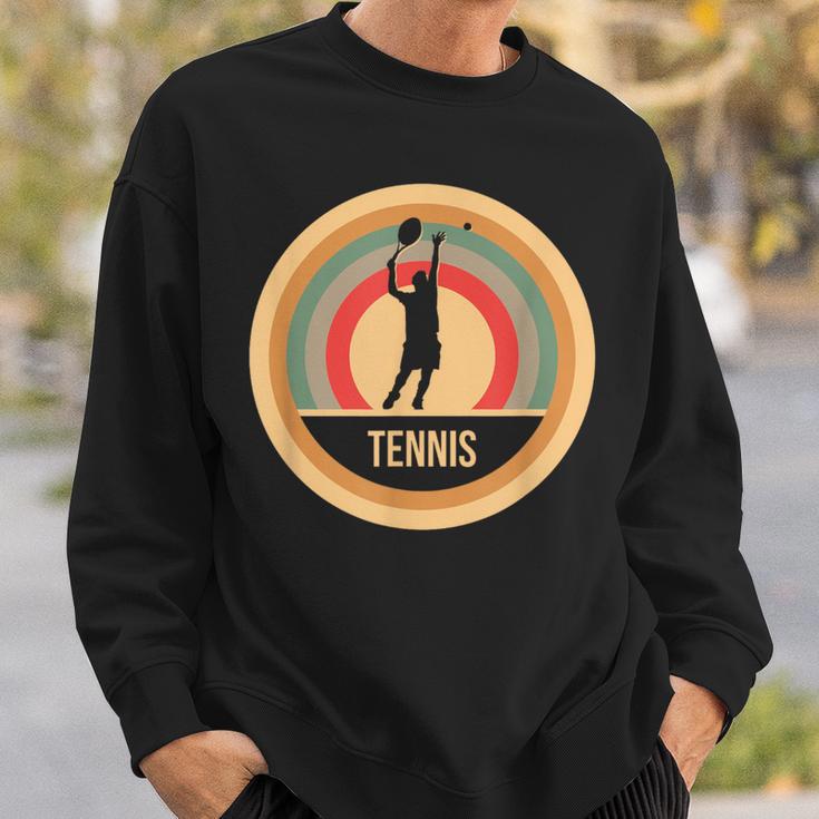 Retrointage Tennis For Tennis Player Sweatshirt Geschenke für Ihn