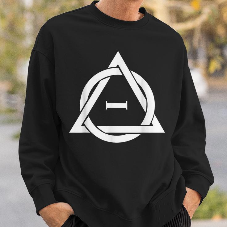 Therian Symbol Quadrobics Sport Sign White Sweatshirt Gifts for Him