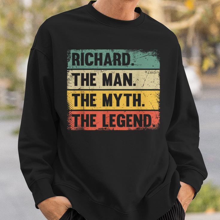 Richard The Man The Myth The Legend Retro For Richard Sweatshirt Gifts for Him