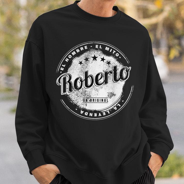 Roberto El Hombre El Mito La Leyend Roberto Nombre Camisa de entrenamiento Regalos para él