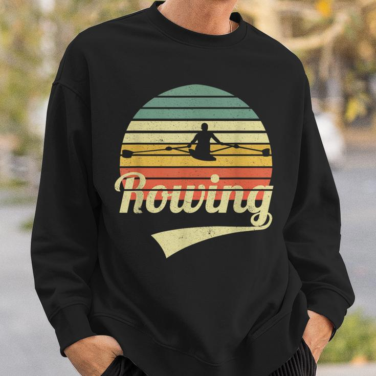 Rowing Rowing Outfit In Vintage Retro Style Vintage Sweatshirt Geschenke für Ihn