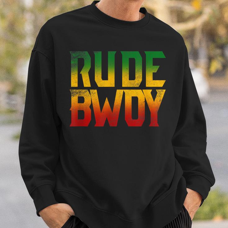 Rude Bwoy Rasta Reggae Roots Clothing Jamaica Sweatshirt Gifts for Him